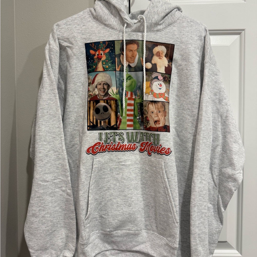Christmas Movie Hoodie - never worn